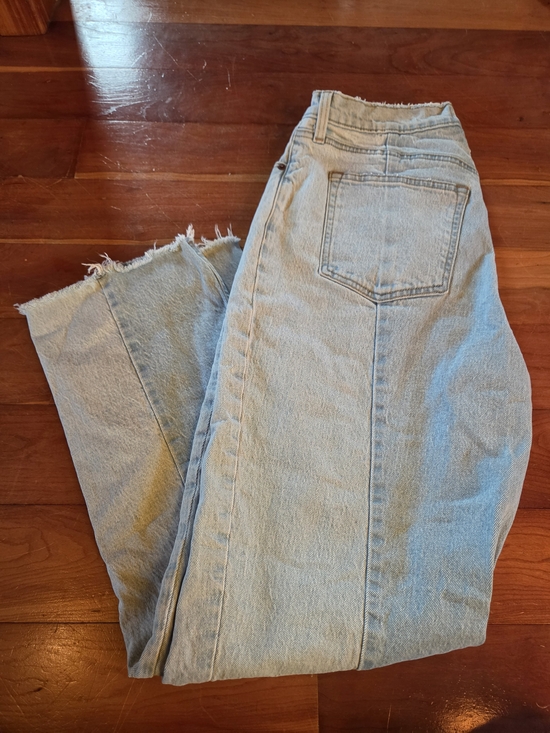 Abercrombie & Fitch Denim - Abercrombie & Fitch Two-toned High-Rise Straight Jeans